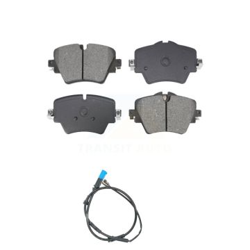 Front Semi-Metallic Disc Brake Pads And Wear Sensors Kit For BMW X3 X4 KSW-100796