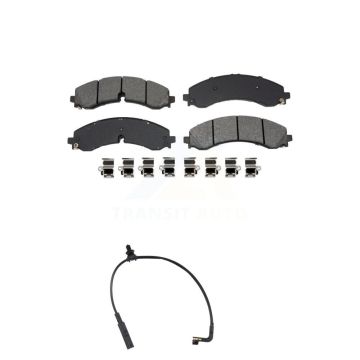 Front Semi-Metallic Brake Pads Wear Sensor Kit For GMC Chevrolet Sierra 2500 HD Silverado KSW-100799