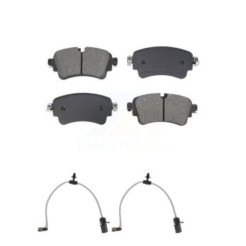 Rear Semi-Metallic Brake Pad And Wear Sensor Kit For Audi Q5 A6 Quattro A7 Sportback PHEV KSW-100802