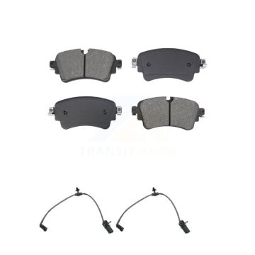 Rear Semi-Metallic Brake Pads Wear Sensor Kit For Audi A4 Quattro A5 Sportback S5 allroad KSW-100804