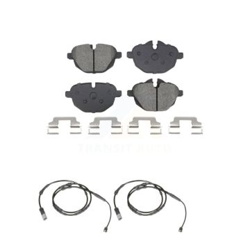 Rear Semi-Metallic Disc Brake Pads And Wear Sensors Kit For BMW X3 X4 KSW-100806
