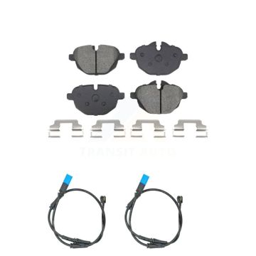 Rear Semi-Metallic Disc Brake Pads And Wear Sensors Kit For BMW X3 KSW-100807