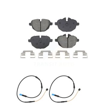 Rear Semi-Metallic Disc Brake Pads And Wear Sensors Kit For BMW X4 KSW-100817