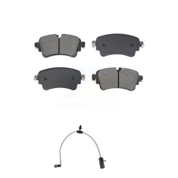 Rear Semi-Metallic Brake Pad And Wear Sensor Kit For Audi Q5 A6 Quattro A7 Sportback PHEV KSW-100832
