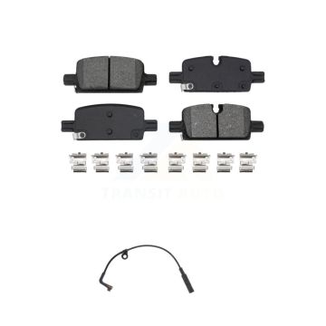 Rear Semi-Metallic Brake Pad & Wear Sensor Kit For GMC Chevrolet Silverado 1500 Sierra XL KSW-100833