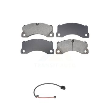 Front Semi-Metallic Disc Brake Pads And Wear Sensors Kit For Porsche Cayenne KSW-100851