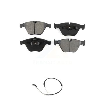 Front Semi-Metallic Disc Brake Pads & Wear Sensor Kit For 2013 BMW X1 xDrive35i with 3.0L KSW-100913