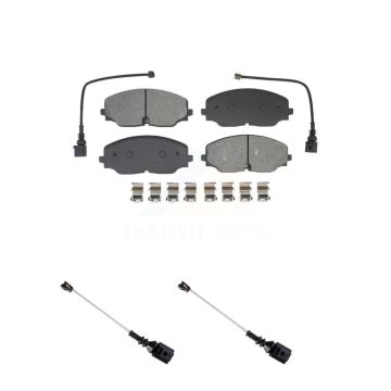 Front Semi-Metallic Disc Brake Pad Extra Wear Sensor Kit For Volkswagen Atlas Cross Sport KSW-100918