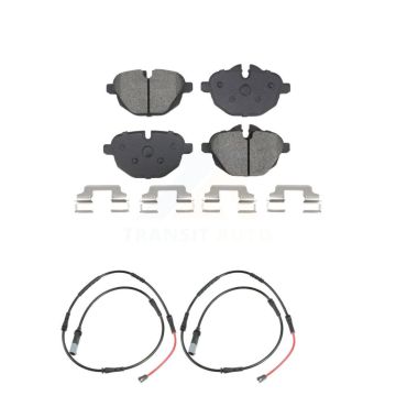 Rear Semi-Metallic Disc Brake Pads And Wear Sensors Kit For BMW 528i xDrive 535d KSW-100927