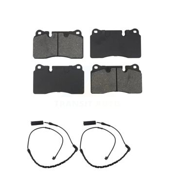 Front Semi-Metallic Brake Pad Wear Sensor Kit For Land Rover Range 4.2L with Supercharged KSW-100948
