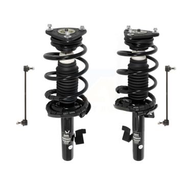 Front Complete Shock Assembly And TQ Link Kit For Mazda 3 5 Excludes MazdaSpeed Model KT7-100003
