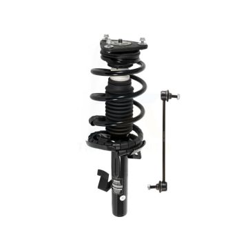 Front Left Complete Shock Assembly And TQ Link Kit For Mazda 3 Excludes MazdaSpeed Model KT7-100008