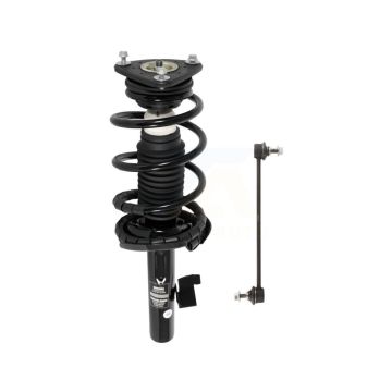 Front Right Complete Shock Assembly & TQ Link Kit For Mazda 3 5 Excludes MazdaSpeed Model KT7-100013