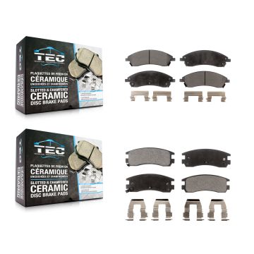 Front Rear Ceramic Brake Pads Kit For 2004 Pontiac Bonneville GXP KTC-100020
