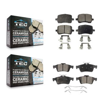 Front Rear Ceramic Brake Pads Kit For Pontiac Solstice Saturn Sky KTC-100023