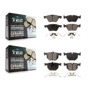 Front Rear Ceramic Brake Pads Kit For BMW 330i 330xi 335xi KTC-100040