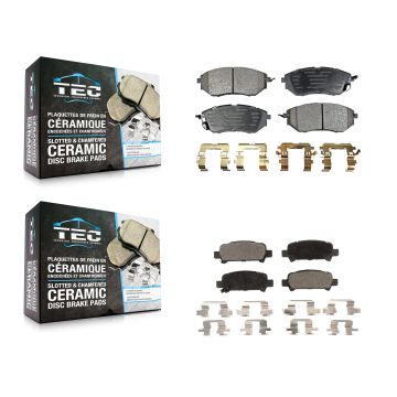Front Rear Ceramic Brake Pads Kit For Subaru Legacy KTC-100053
