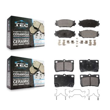 Front Rear Ceramic Brake Pads Kit For Lexus IS250 KTC-100091