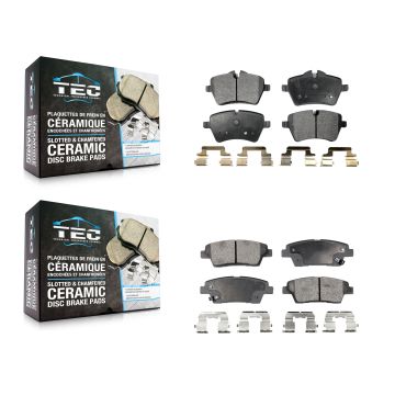 Front Rear Ceramic Brake Pads Kit For Mini Cooper Countryman Paceman KTC-100102