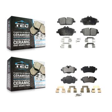 Front Rear Ceramic Brake Pads Kit For Mini Cooper With 280mm Diameter Rotor KTC-100135