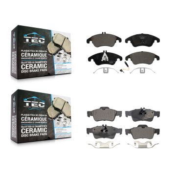 Front Rear Ceramic Brake Pads Kit For Mercedes-Benz E350 E400 E250 CLS400 KTC-100154