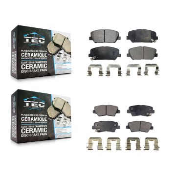 Front Rear Ceramic Brake Pads Kit For Kia Optima 2.0L KTC-100194