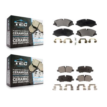 Front Rear Ceramic Brake Pads Kit For Land Rover Range Sport LR4 KTC-100203