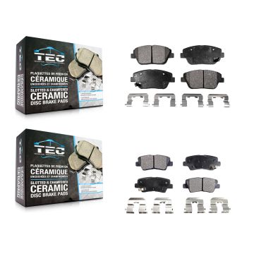 Front Rear Ceramic Brake Pads Kit For Kia Optima With Electric Parking KTC-100209