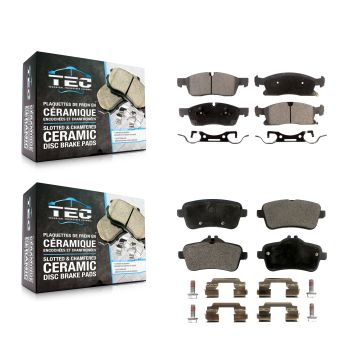 Front Rear Ceramic Brake Pad Kit For Mercedes-Benz ML350 GLE400 GLE350 GL350 GLS450 ML400 KTC-100214