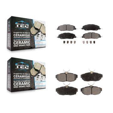 Front Rear Ceramic Brake Pads Kit For Ford Mustang KTC-100216