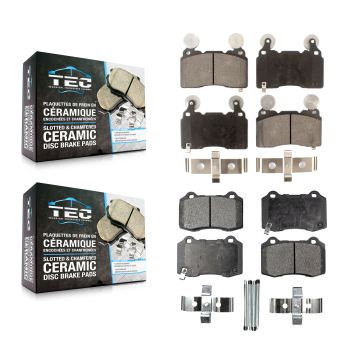Front Rear Ceramic Brake Pads Kit For Chevrolet Camaro SS KTC-100217