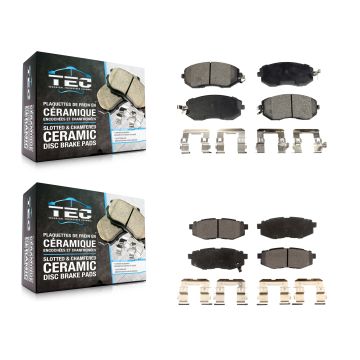 Front Rear Ceramic Brake Pads Kit For Subaru BRZ Scion FR-S Toyota 86 KTC-100238