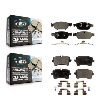Front Rear Ceramic Brake Pads Kit For Audi A6 Quattro A7 A8 KTC-100244