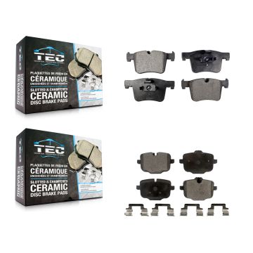 Front Rear Ceramic Brake Pads Kit For 2012 BMW X3 From 10 11 KTC-100247
