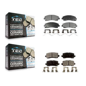 Front Rear Ceramic Brake Pads Kit For 2015-2020 Acura TLX KTC-100255