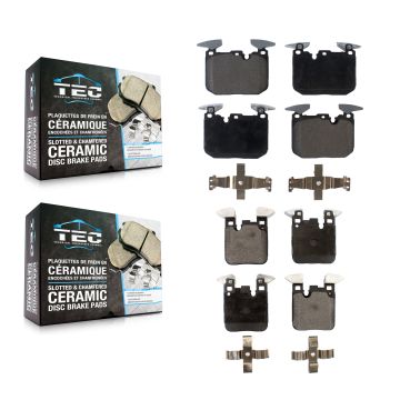 Front Rear Ceramic Brake Pads Kit For BMW 435i xDrive M4 440i Gran Coupe 340i M2 M240i M3 KTC-100260