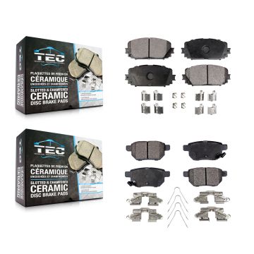 Front Rear Ceramic Brake Pads Kit For Toyota Yaris KTC-100268