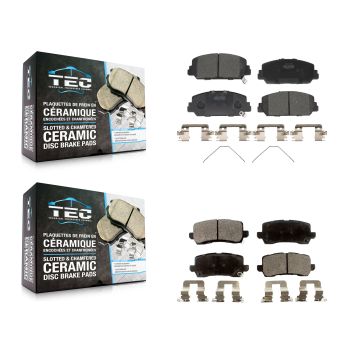 Front Rear Ceramic Brake Pads Kit For Acura RLX KTC-100285