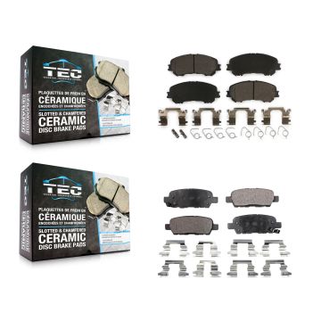 Front Rear Ceramic Brake Pads Kit For Nissan Rogue Sport Qashqai KTC-100296