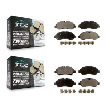 Front Rear Ceramic Brake Pads Kit For Ford Transit-250 Transit-150 Transit-350 HD KTC-100298