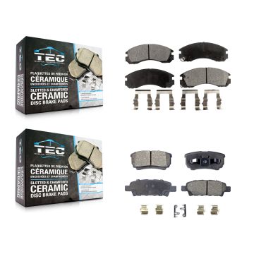 Front Rear Ceramic Brake Pads Kit For 2005-2006 Mitsubishi Outlander KTC-100338