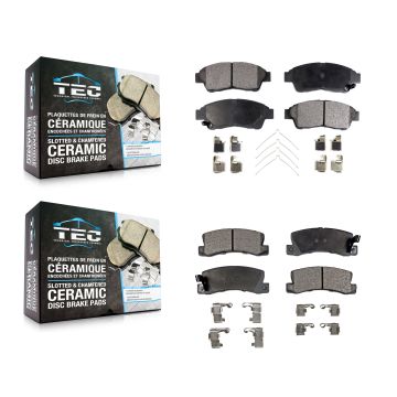 Front Rear Ceramic Brake Pads Kit For Toyota Camry Celica KTC-100342
