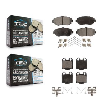 Front Rear Ceramic Brake Pads Kit For Lexus SC430 IS300 GS300 GS400 GS430 KTC-100347