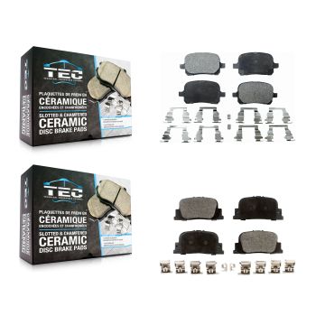 Front Rear Ceramic Brake Pads Kit For Toyota Camry Lexus ES300 KTC-100373