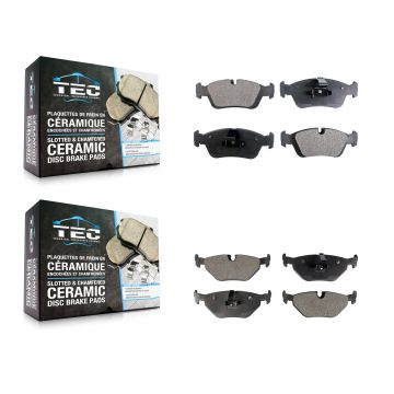 Front Rear Ceramic Brake Pads Kit For BMW Z4 325i 325Ci 320i 325xi 328i 323i 318i 323Ci KTC-100386
