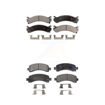 Front Rear Ceramic Brake Pads Kit For GMC Chevrolet Savana 2500 Express 3500 4500 KTC-100390