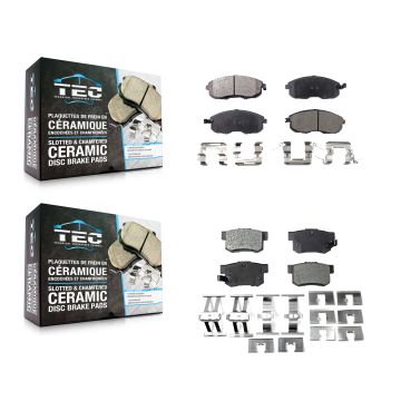 Front Rear Ceramic Brake Pads Kit For Suzuki SX4 Crossover KTC-100403