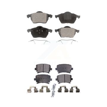 Front Rear Ceramic Brake Pads Kit For Audi A4 Quattro 3.2L/2.0L KTC-100419