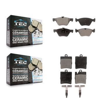 Front Rear Ceramic Brake Pads Kit For Mercedes-Benz E320 CLK320 CLK430 E430 KTC-100431