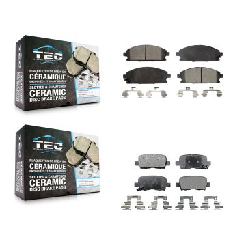 Front Rear Ceramic Brake Pads Kit For 2003-2006 Acura MDX KTC-100434